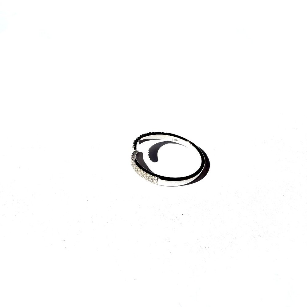 Ring Concierge Open Diamond Wrap Ring 14K White Gold Size 7 - Picture 6 of 7